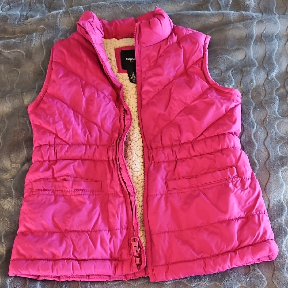 Gap Kids Pink Puffer Vest